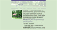 Desktop Screenshot of amethystfoundation.com